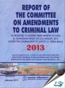 Report of The Committe on Amendments to Criminal Law 2013